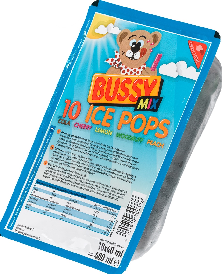 Bussy Mix Ice Pops