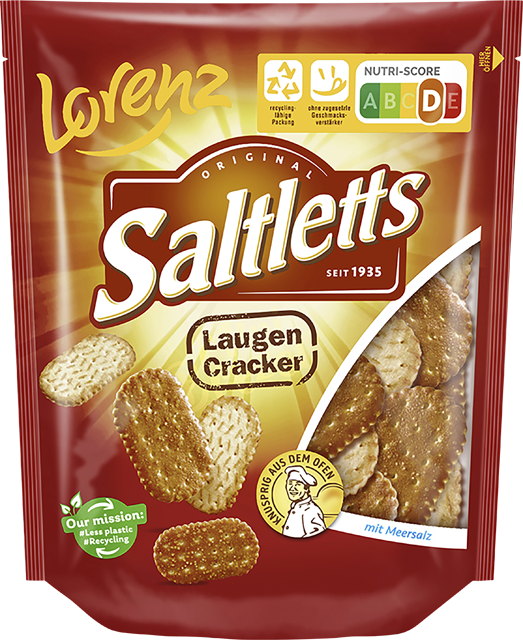 Lorenz Saltletts Laugen Cracker, Mini Brezel