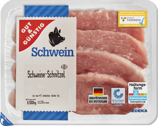 Gut & Günstig Zarte Schweine-Schnitzel
