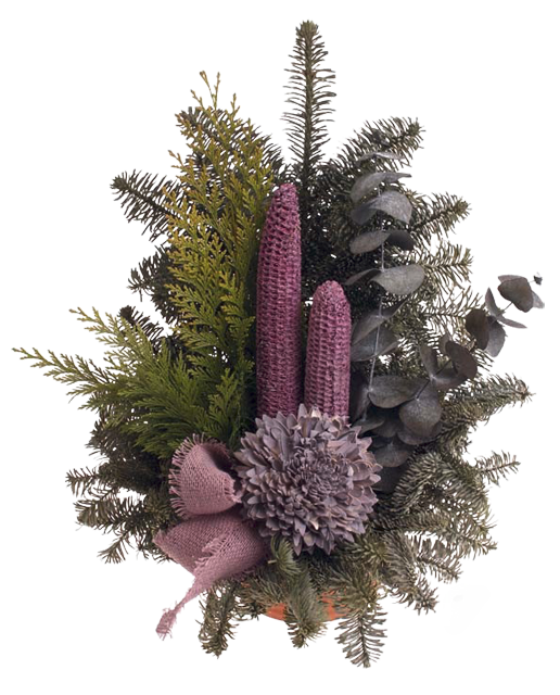 ¹Grabgesteck Nobilis Waldschale