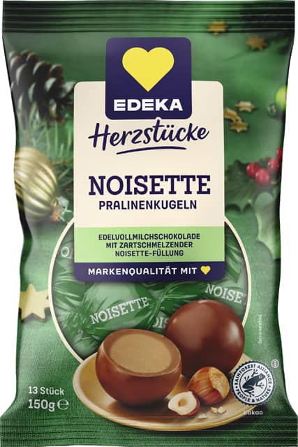 EDEKA Herzstücke Pralinenkugeln Noisette