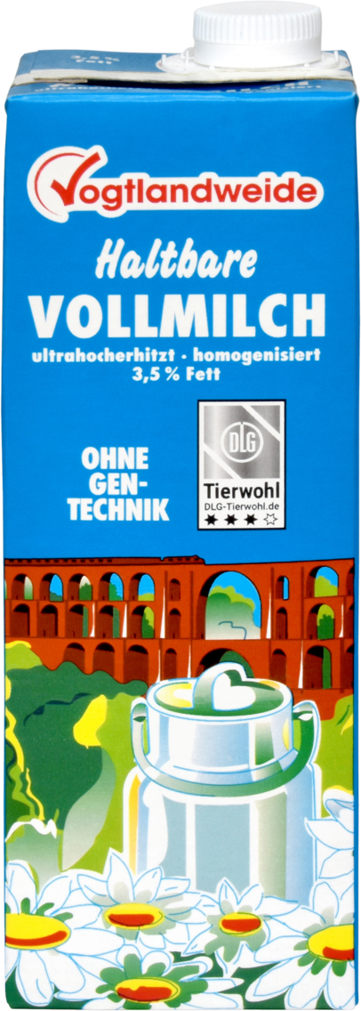 Vogtlandweide Haltbare Milch