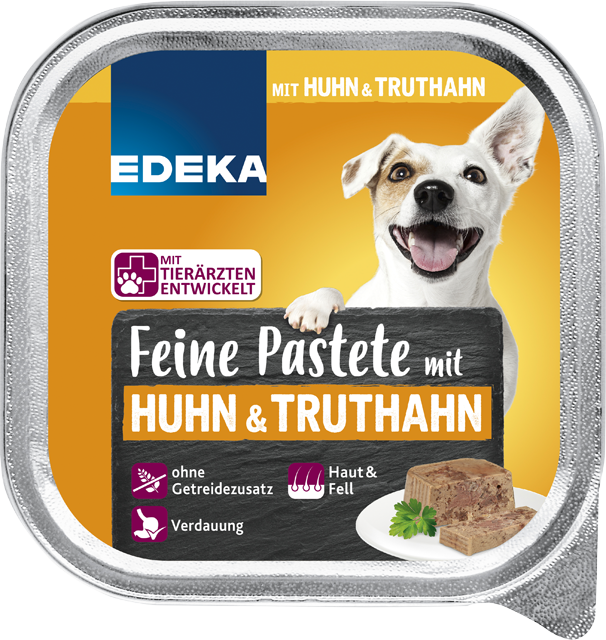 EDEKA Feine Pasteten Hundenahrung 