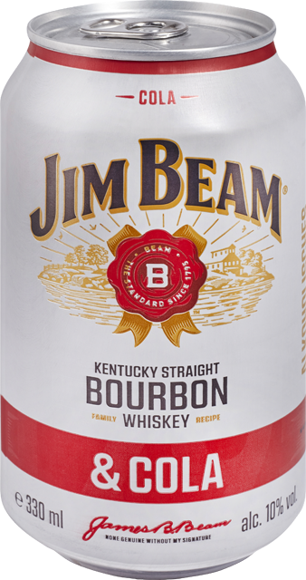 Jim Beam, Gordon‘s Gin & Tonic, Smirnoff, Captain Morgan