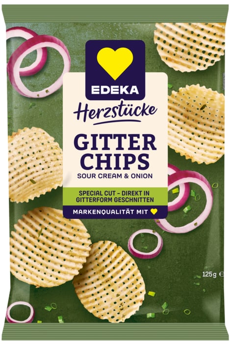 EDEKA Herzstücke Gitter Chips