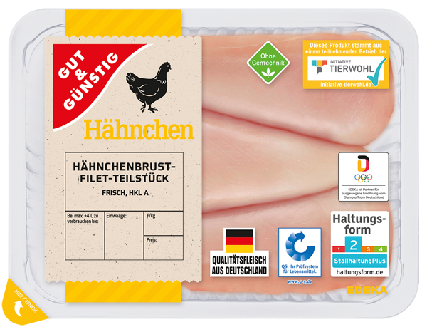 GUT&GÜNSTIG Hähnchen-Brustfilet