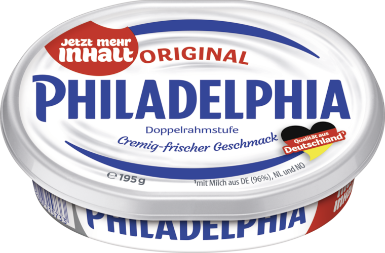 Philadelphia Frischkäse oder -zubereitung