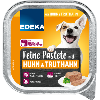 EDEKA - Feine Pastete Hundenassnahrung