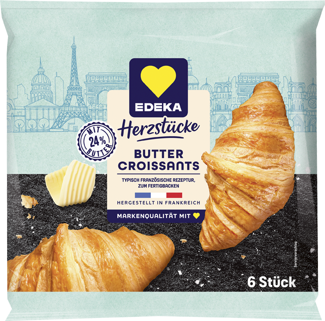 EDEKA Herzstücke Butter Croissants