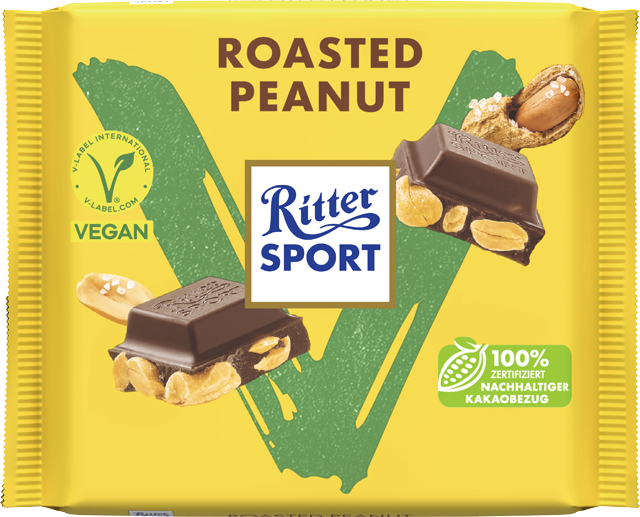 Ritter Sport Tafel vegan Roasted Peanut