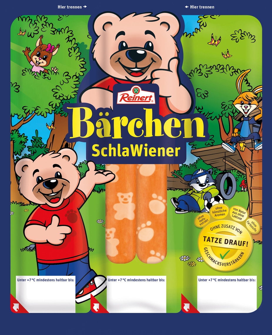 Reinert Bärchen SchlaWiener oder Fleischwurst