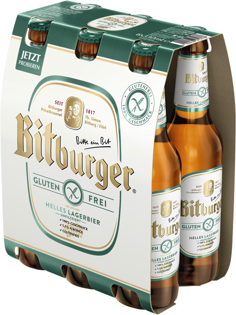 Bitburger Helles Lagerbier Glutenfrei
