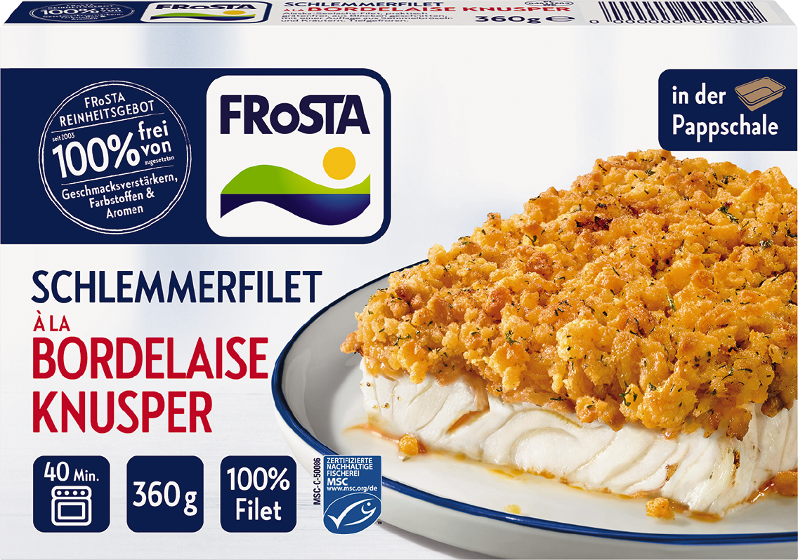 Frosta Schlemmerfilet oder Fischstäbchen