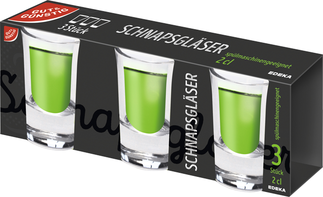 Gut & Günstig Schnapsgläser