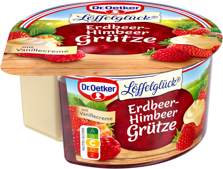 Dr. Oetker Grütze mit Soße, Pudding, Dessert oder Love it