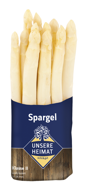 Ab Donnerstag erhältlich: Unsere Heimat – echt & gut Spargel weiß/violett 