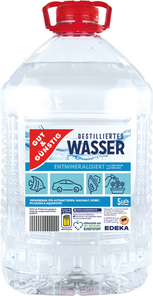 GUT&GÜNSTIG Destilliertes Wasser