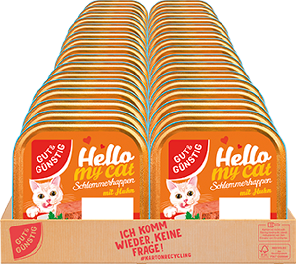 GUT&GÜNSTIG Hello my cat Schlemmerhappen