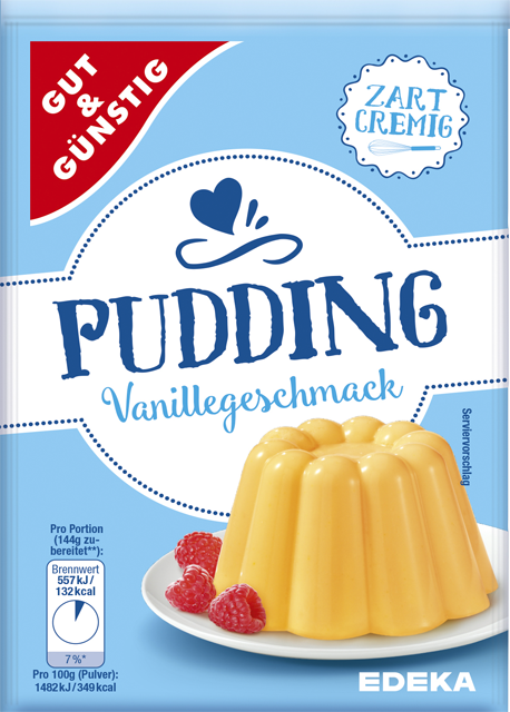 Gut & Günstig Puddingpulver Vanille-Geschmack