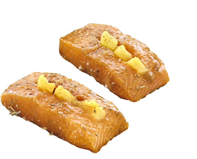 Ab Donnerstag erhältlich: ²Lachsfilets Hawaii
