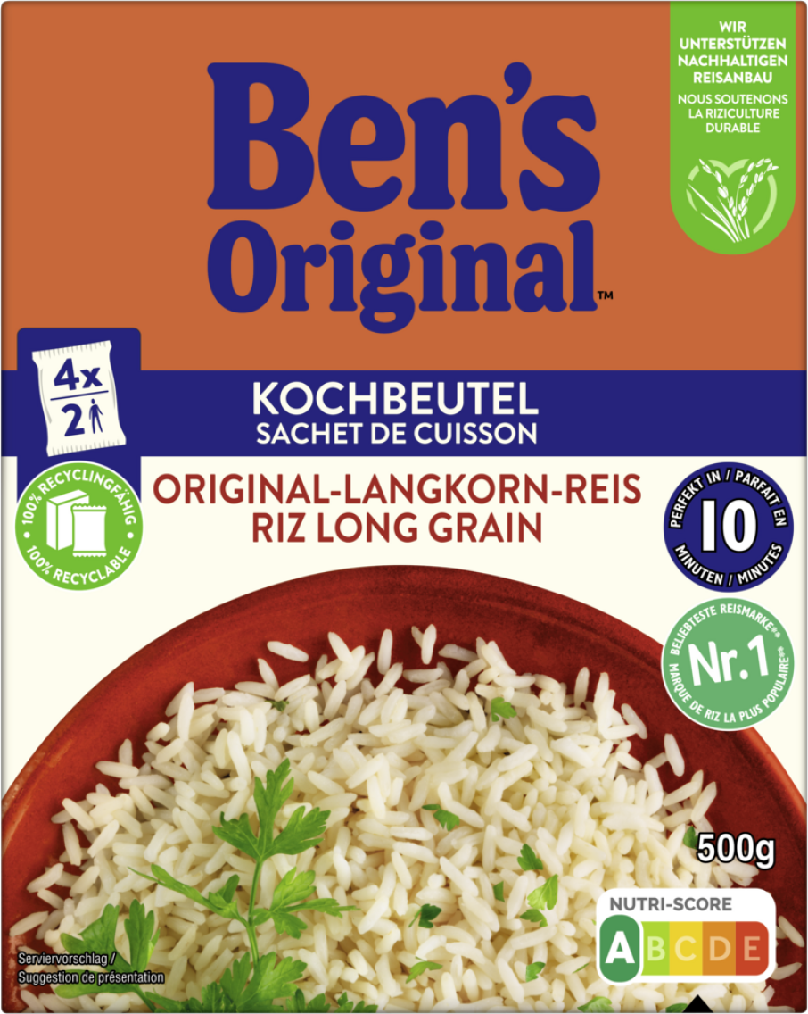 Ben’s Original Reis im Kochbeutel oder lose