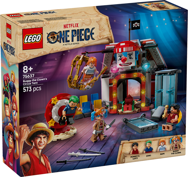 LEGO ONE PIECE Zirkuszelt von Buggy dem Clown „75637“