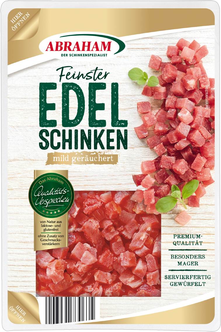 Abraham Edelschinken, gewürfelt