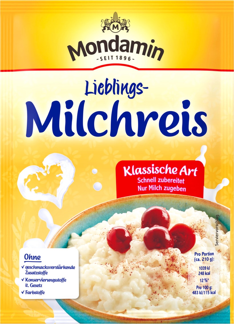 Mondamin süße Gerichte