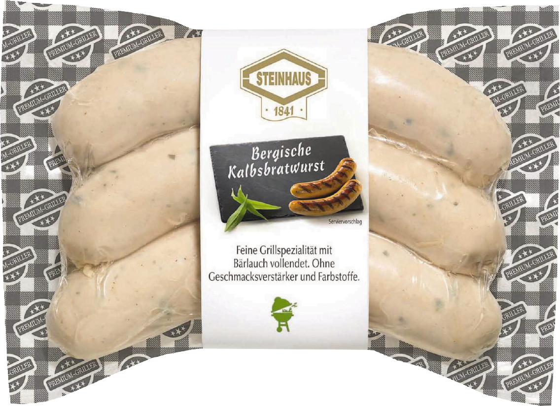 Steinhaus Bergische Kalbs- oder Rinderbratwurst