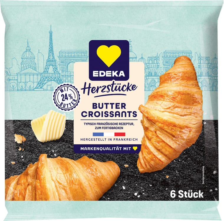 EDEKA Herzstücke Butter Croissants
