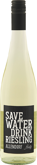 Rheingau Allendorf Save Water Drink Riesling fruchtig