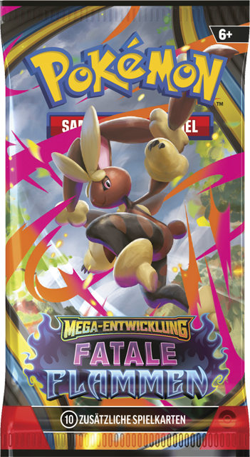 Pokémon Boosterpack „Mega-Entwicklung Fatale Flammen“