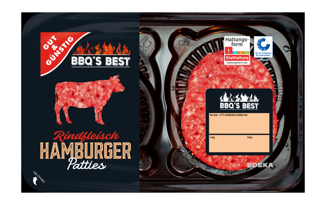 GUT&GÜNSTIG Hamburger vom Rind