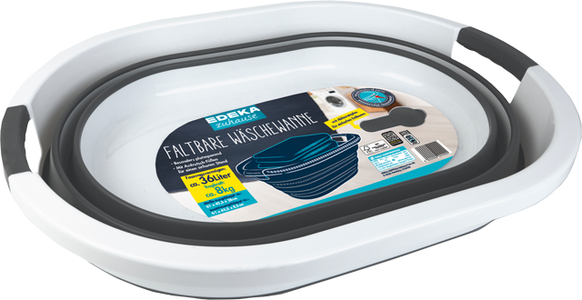 EDEKA zuhause Faltbare Wäschewanne