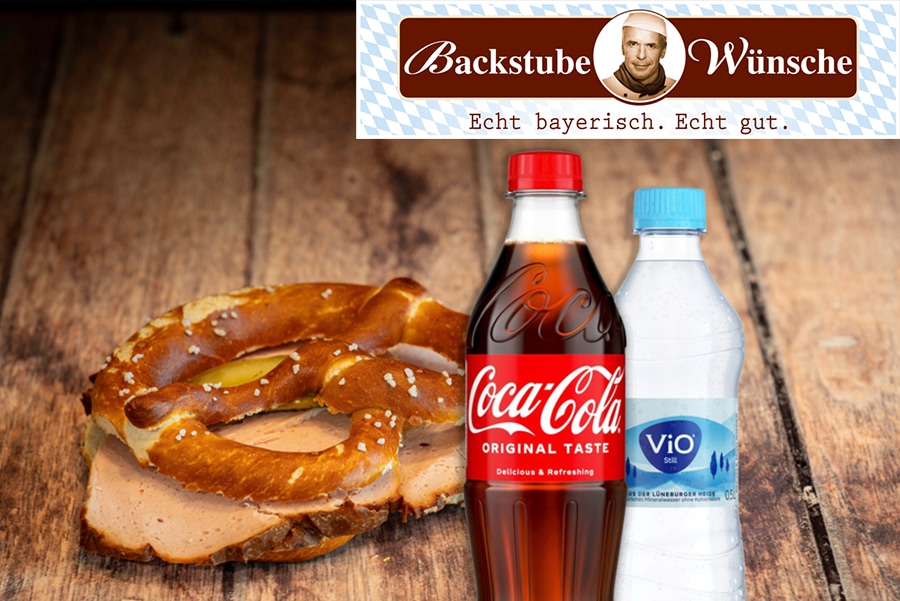 Leberkäsbreze + Softgetränk 0,5L