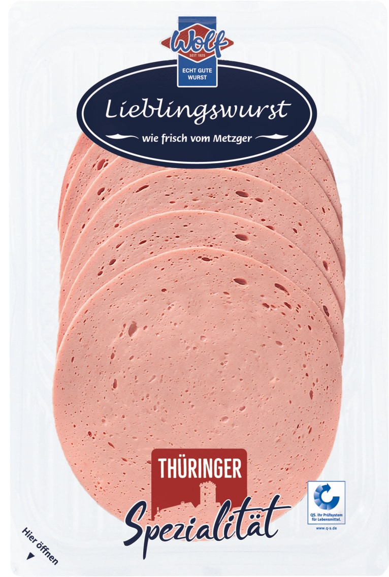 Wolf Thüringer Spezialität Lieblingswurst