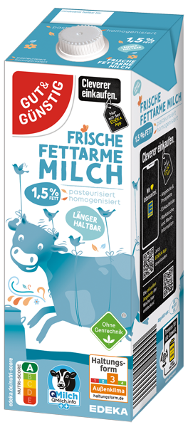 GUT&GÜNSTIG Fettarme H-Milch
