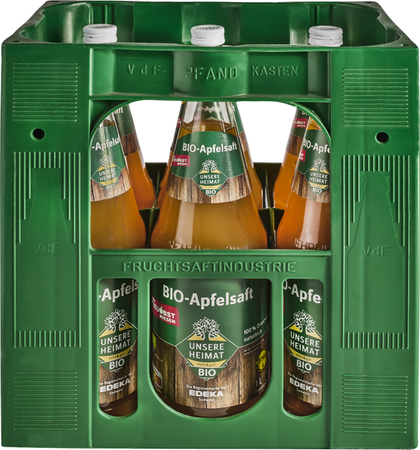 Unsere Heimat – echt & gut Bio Apfelsaft trüb oder klar 