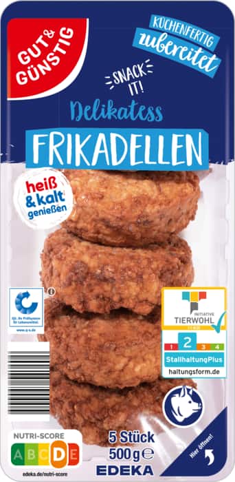 Gut&Günstig Delikatess Frikadellen* oder Frikadellenbällchen*