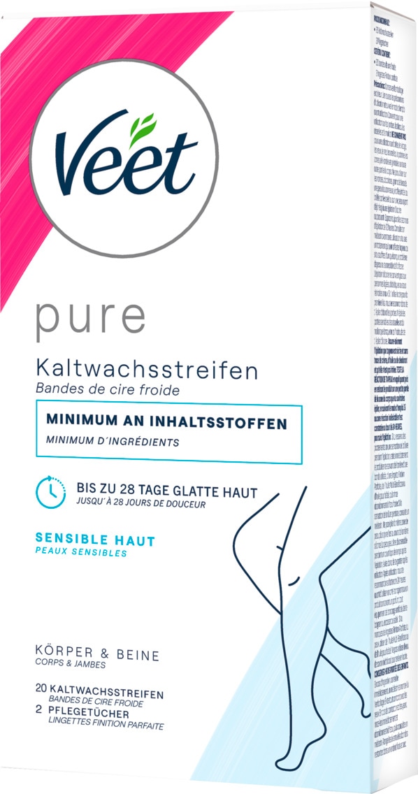 Veet pure Kaltwachsstreifen