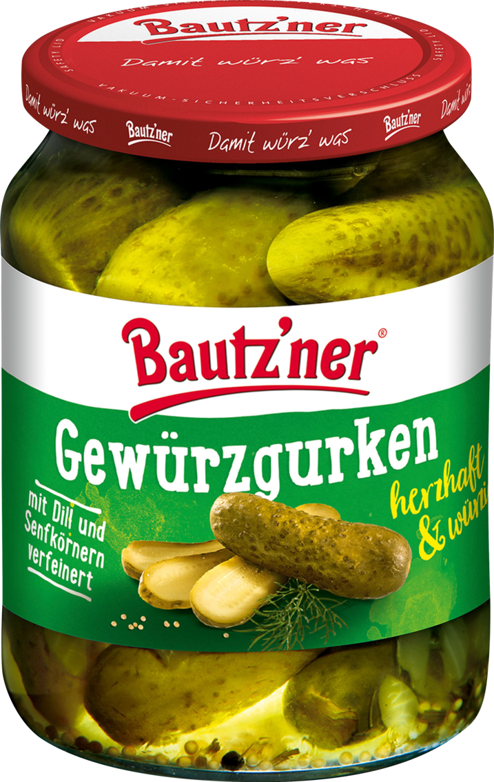Bautz’ner oder Hainich Gewürzgurken
