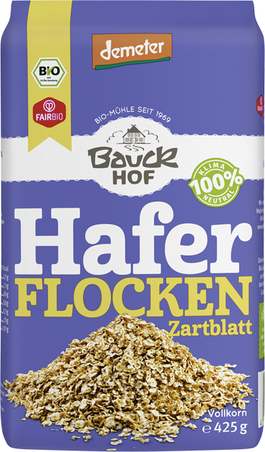 Demeter Bauckhof Bio-Haferflocken Zartblatt 