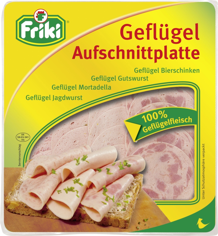 Friki Geflügel Aufschnittplatte