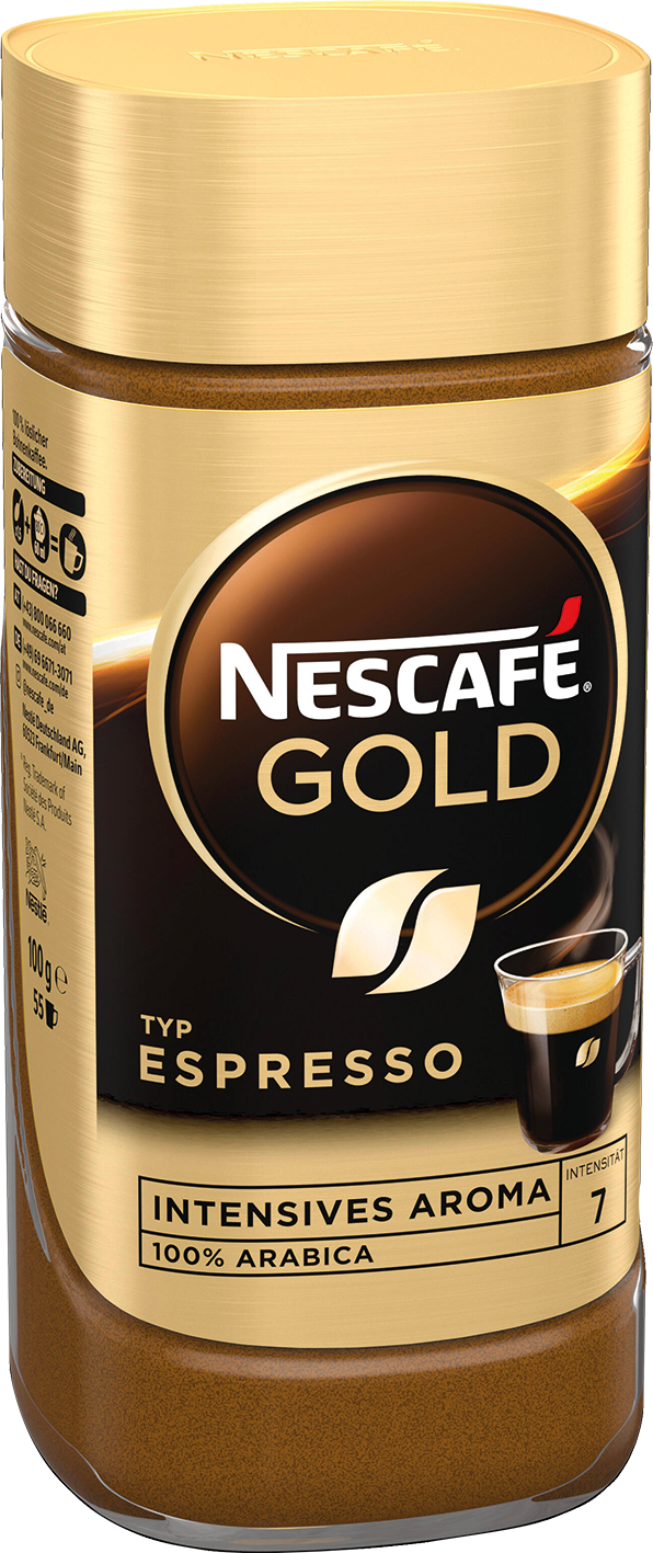 Nescafé Classic** oder Gold Typ Espresso