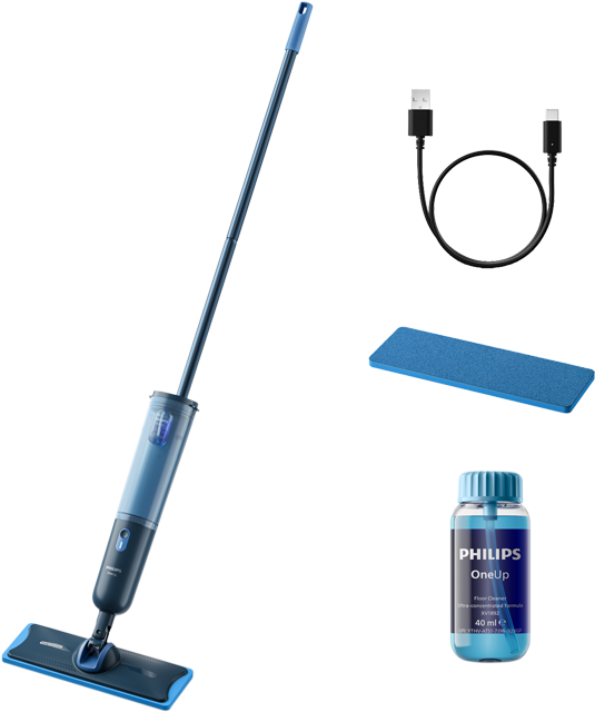PHILIPS Elektrischer Wischmopp „One Up“