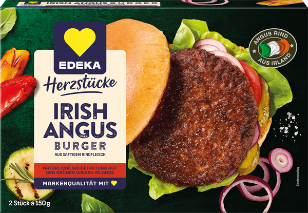 EDEKA Herzstücke Irish Angus-Burger