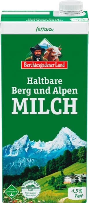 Berchtesgadener Land Haltbare Milch