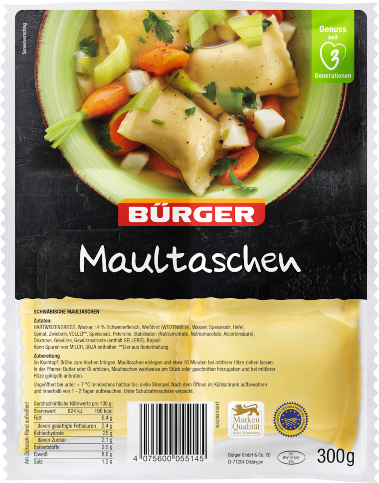 Bürger Maultaschen