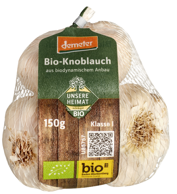 Unsere Heimat – echt & gut Bio Demeter Knoblauch