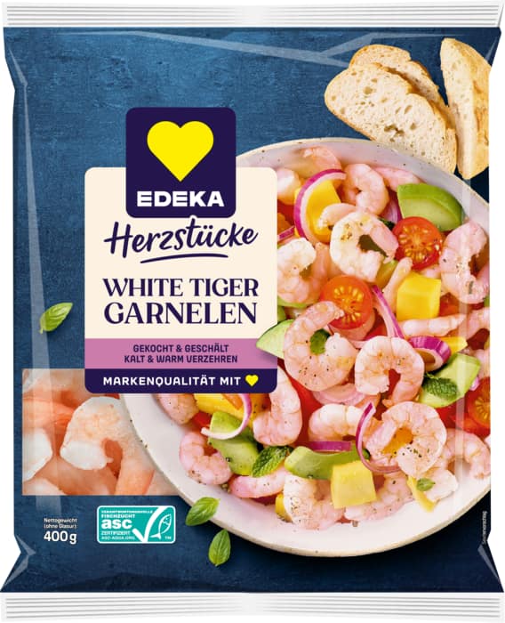 EDEKA Herzstücke White Tiger Garnelen